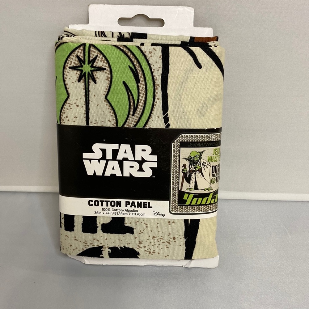 Star Wars Yoda Jedi Master Panel 36”x44” fabric panel